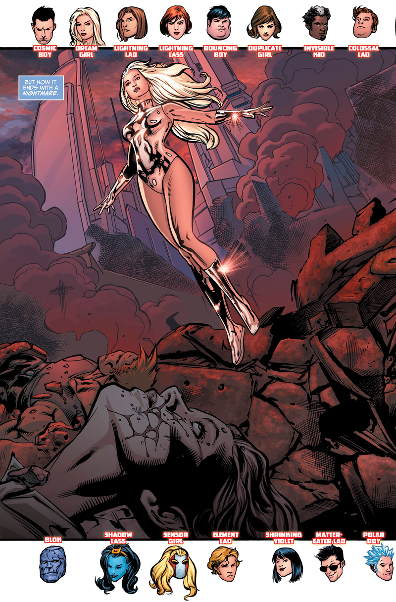 Illustration for article titled Exclusive DC preview: Justice League United #8 wipes out The Legion Of Superheroes